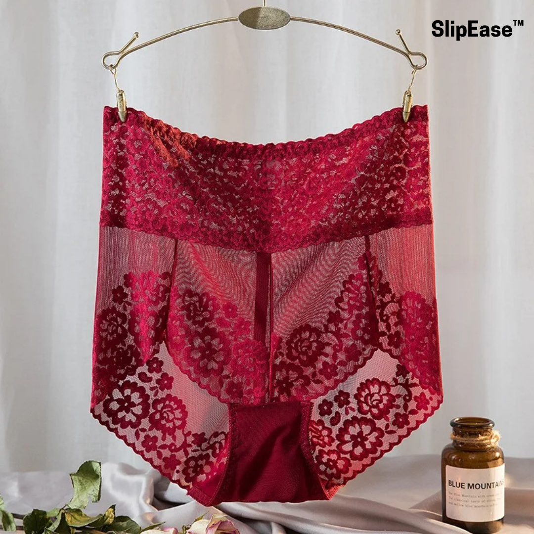 SlipEase™ | Hoge taille sexy kant ondergoed | 5+5 GRATIS