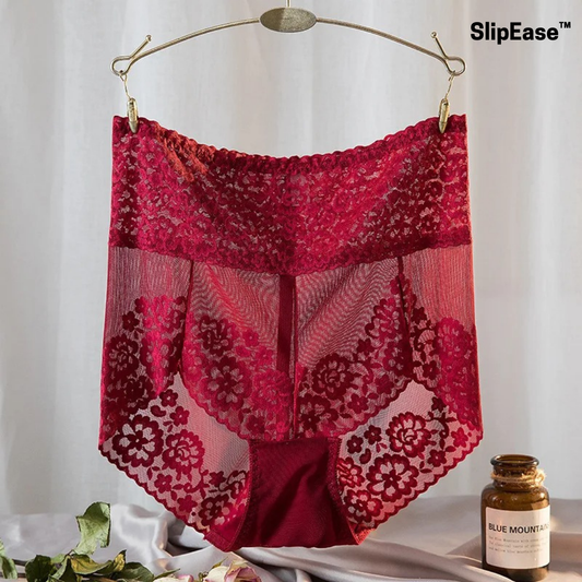 SlipEase™ | Hoge taille sexy kant ondergoed | 5+5 GRATIS