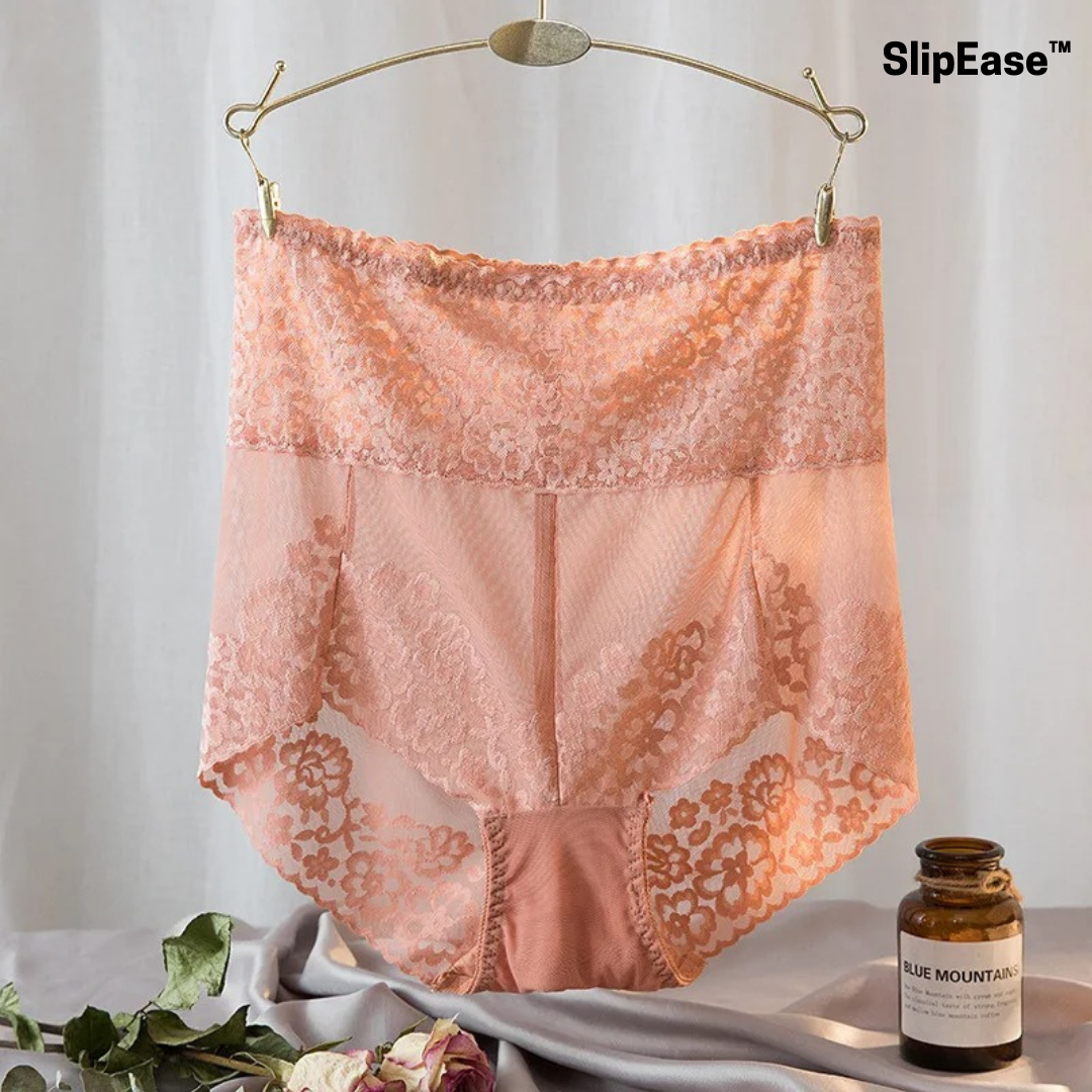 SlipEase™ | Hoge taille sexy kant ondergoed | 5+5 GRATIS