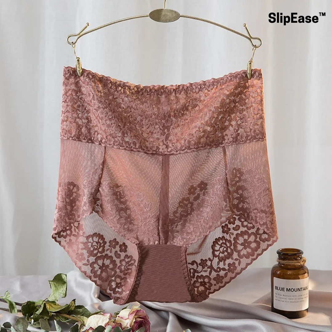 SlipEase™ | Hoge taille sexy kant ondergoed | 5+5 GRATIS