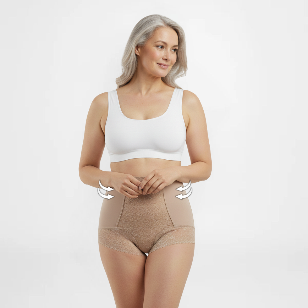 FloraPro™ | Høylivede shapewear-truser - blomsterprint | Kjøp 3 gratis 