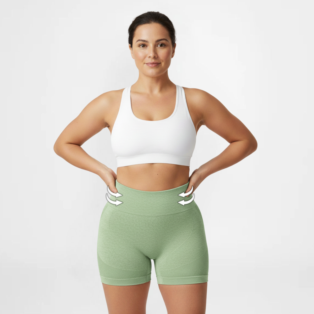 SportPro™ | Stilige shorts med høy midje | Kjøp én, få én gratis 