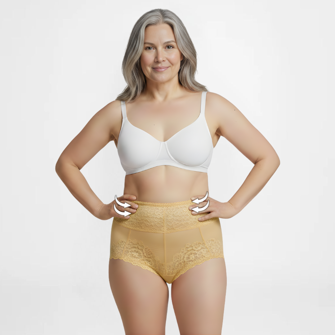 SlipEase™ | Sexy blondeundertøy med høy midje | Kjøp 5+5 GRATIS