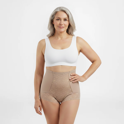 FloraPro™ | Høylivede shapewear-truser - blomsterprint | Kjøp 3 gratis 