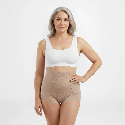 FloraPro™ | Høylivede shapewear-truser - blomsterprint | Kjøp 3 gratis 