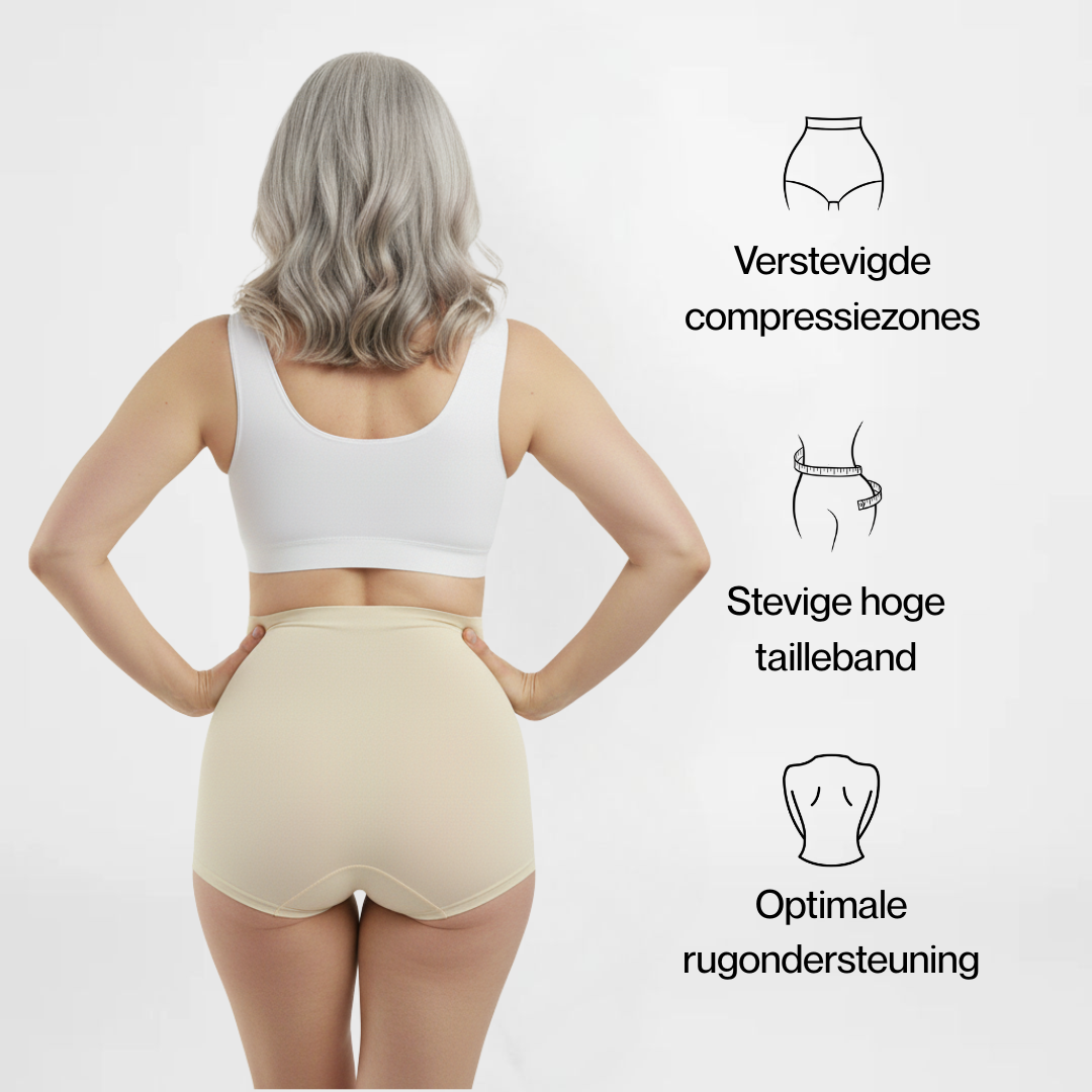 FloraPro™ | Høylivede shapewear-truser - blomsterprint | Kjøp 3 gratis 