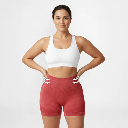 SportPro™ | Stilige shorts med høy midje | Kjøp én, få én gratis 