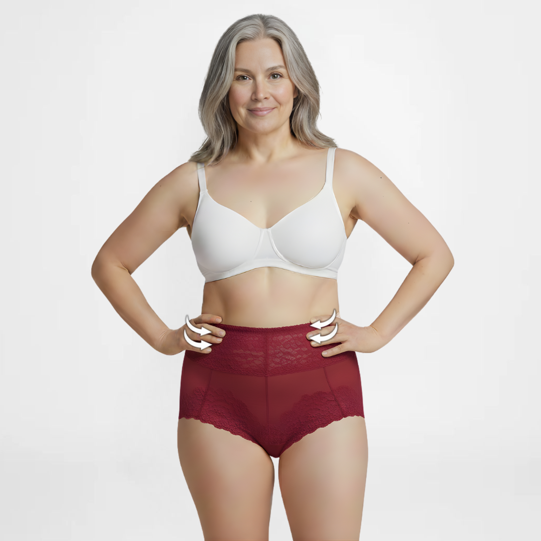 SlipEase™ | Sexy blondeundertøy med høy midje | Kjøp 5+5 GRATIS