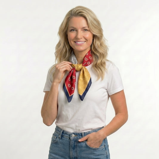 Liva™ | Elegante Paisley Satijnen Sjaal | 2+3 GRATIS